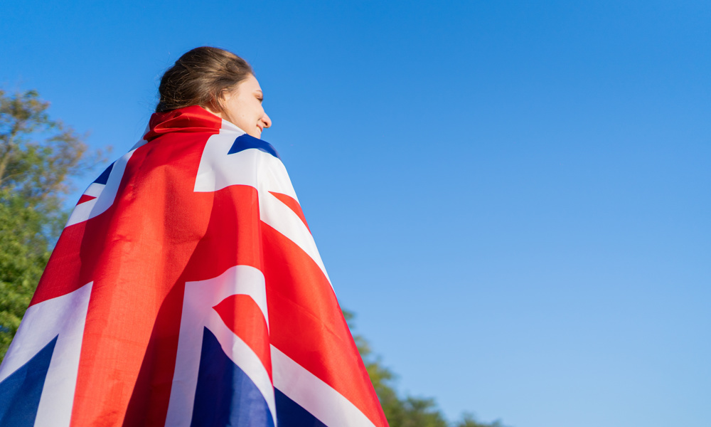 British Flag On Back New Cover Image